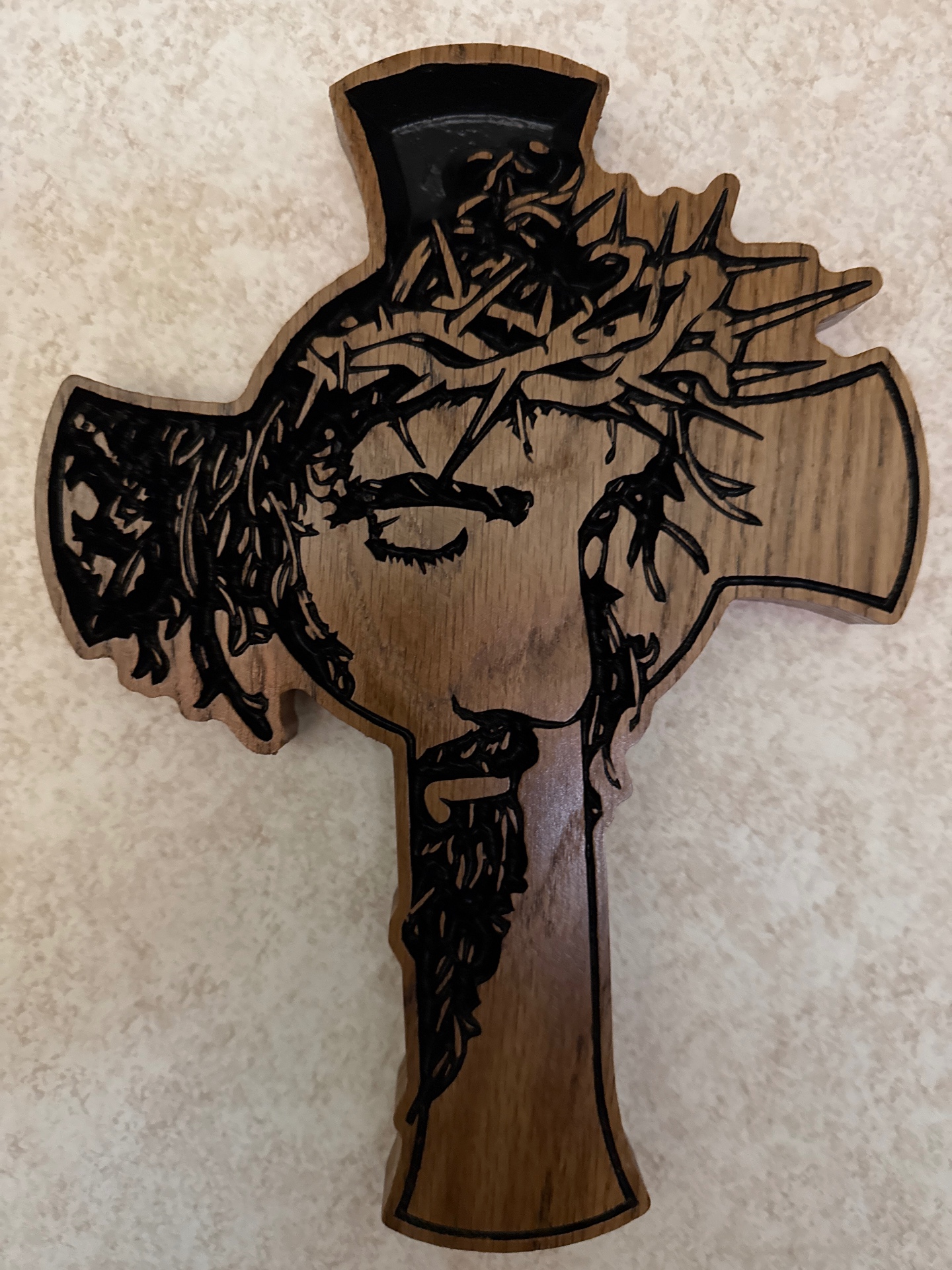 3D Carved Cross
